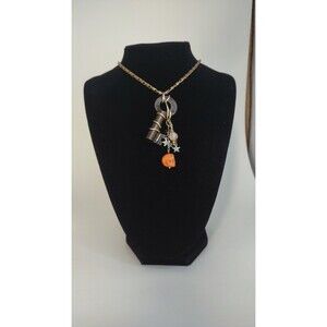 Handmade One Of A Kind Wire Wrapped Antique Skeleton Key Pendant Necklace